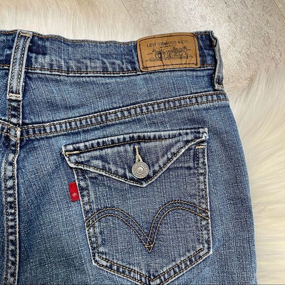 Levi’s 515 Button Flap Long Jean Shorts 406 - Picture 4 of 6